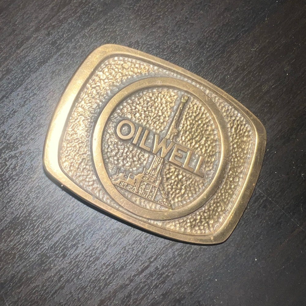 Vintage Brass Belt Buckle